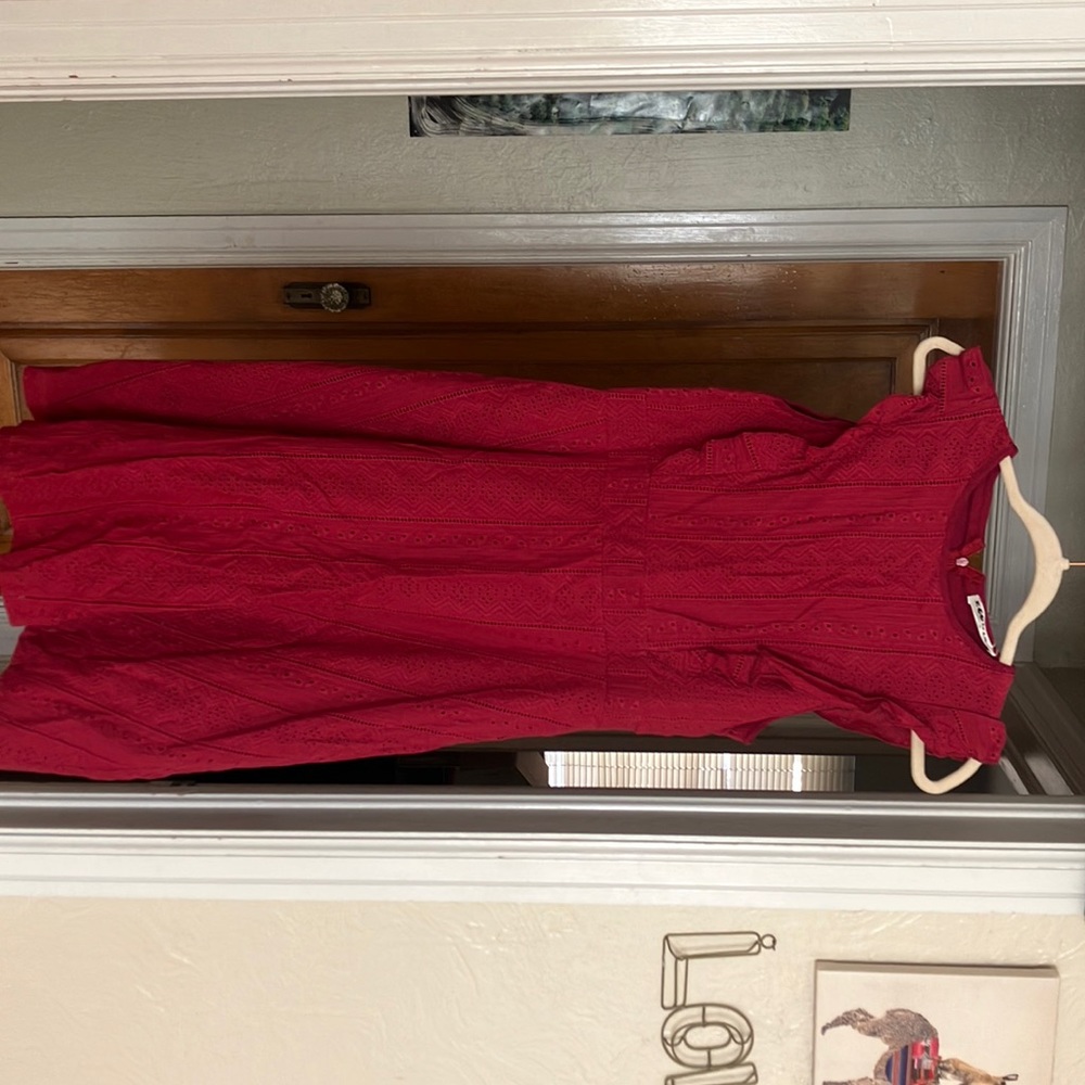BRAND NEW dress . Tags still on. Red summer dress , great for wedding guest